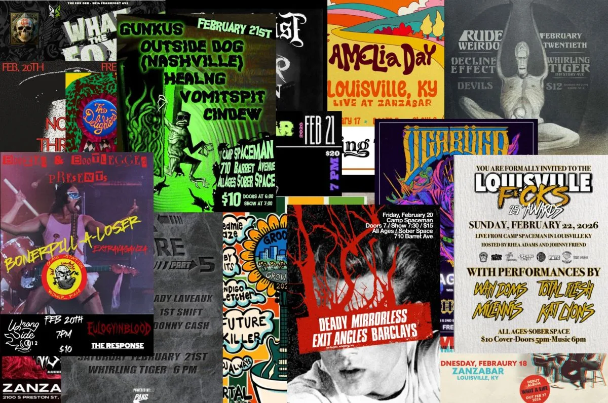 Louisville Shows 2/17/26 – 2/23/26