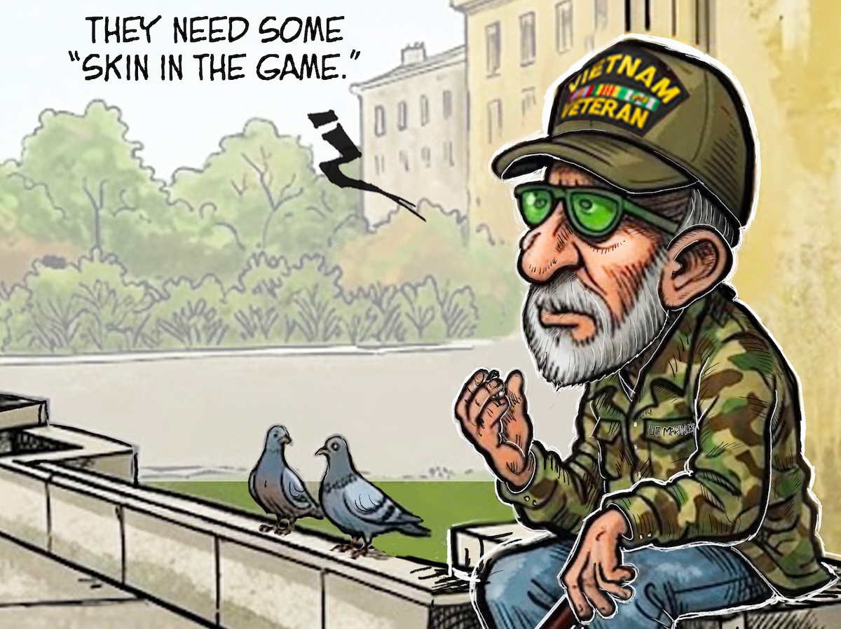 “Flower Power,” A New Political Cartoon By Michael Ray