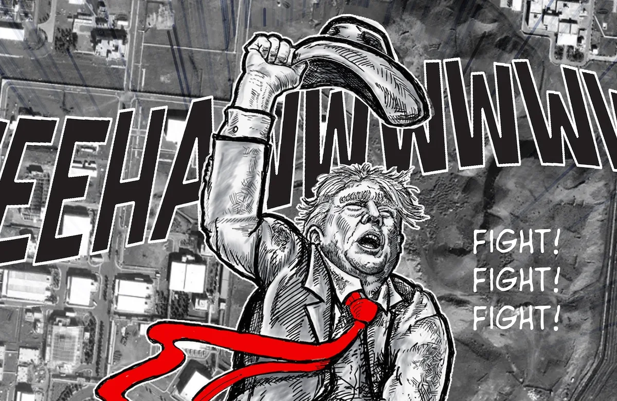 “YEEHAWWWW,” A Political Cartoon By Michael Ray