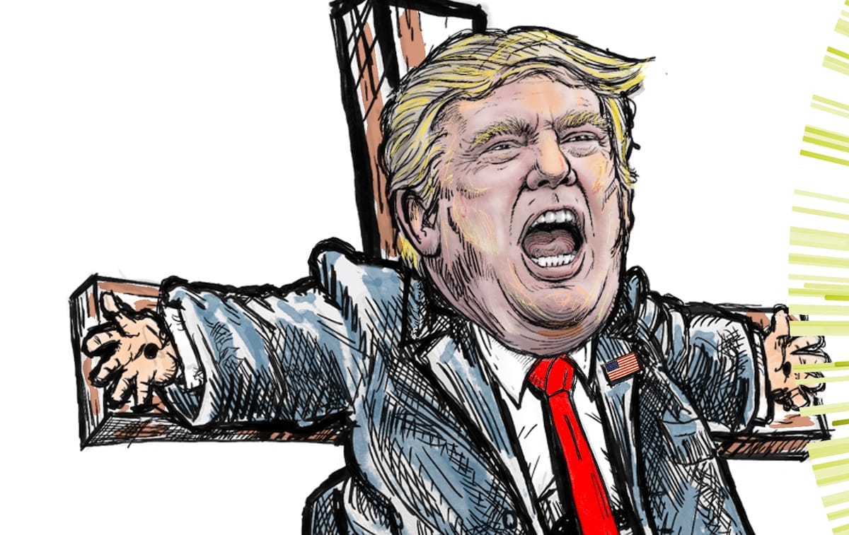 ‘Trump Messiah,” A Political Cartoon By Michael Ray